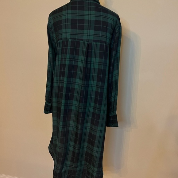 Zara Asymmetrical Plaid Button Down - Picture 5 of 9